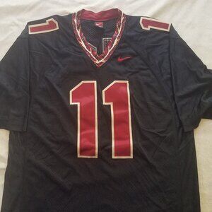 Florida St. Seminoles Black Nike Football Jersey